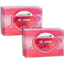 Hepta Collection Doğal Gül Sabunu 140 gr x 2 Adet Tüm Cilt Tipleri Için Onarıcı Besleyici Natural