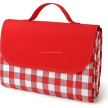 Hepta Collection Piknik Örtüsü 205×160 Cm, Su Geçirmez Kareli Tasarım, Kolay Temizlenebilir, Katlanabilir Portatif, G