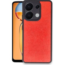 İ She Redminote 13 4g Kılıf Şık Deri Görünümlü ve Dokulu Esnek Premium Fitfist Kapak