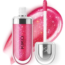 Hepta Collection Kiko Dudak Parlatıcısı - 3D Hydra Gloss - 10 Sparkling Strawberry - Besleyici ve Nemlendirici