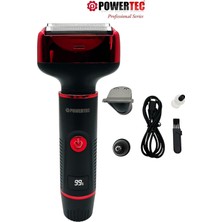 Powertec TR-275 3/1 Profesyonel Günlük Sakal Tıraş Makinesi Kulak Temizleme Burun Kılı Erkek Bakım Kiti