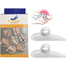 Özgürce Ayak Parmak Şekil Düzeltici Silikon Çekiç Parmak Yastığı Halkalı Duruş Düzeltici