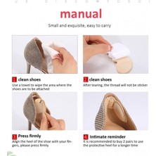 Özgürce 6 mm Krem Ayakkabı Daraltıcı Ped, Topuk Koruyucu ve Rahatlatıcı Sünger