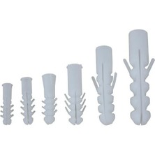 Ennalbur Plastik Dubel Beyaz 14 mm ( 20 Adet )