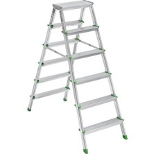 Sm Saraylı 6+6 Çift Taraflı Alüminyum Merdiven