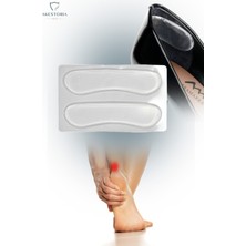 Özgürce Topuk Koruyucu Çiftli Silikonlu Şeffaf Ayakkabı Içi Konfor Seti