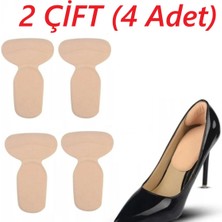 Özgürce Yumuşak Topuk Vurma Önleyici Ped, Ayakkabı Tabanı Destekli, Krem Renkli