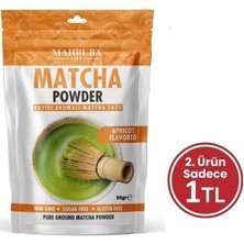 Mahbuba Life Kayısı Aromalı Matcha Çayı Tozu 50gr