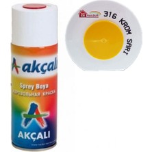 Akçalı Sprey Boya 400 ml 316 Krom Sarı