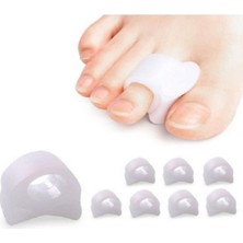 Özgürce Ayak Orta Parmak Yüzük, Parmak Arası Silikon Makaralı, Rahatlık Sağlar