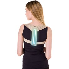 Özgürce Dik Duruş Sırt ve Omuz Korse, Balenli, Medikal, Bej, Konforlu Model