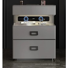 HAKAN KASA Komodin Görünümlü Akıllı Çelik Kasa K-58