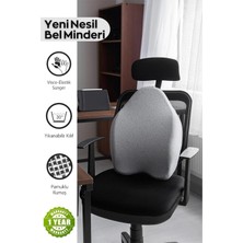 Özgürce Ortopedik Visco Bel Yastığı, Sandalye Minderi, Konfor ve Destek