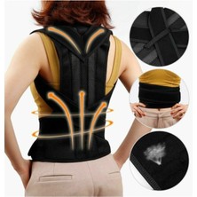 Özgürce Dik Duruş Çift Balenli Unisex Korse, Kamburluk Önleyici, Medikal Tasarım