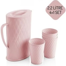 Esranın Dünyası 4+1 Sürahi ve Bardak Su Seti 2.2 Lt (997) RSEAS34-ESRDNS