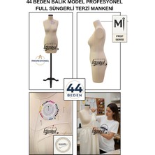 Manken İstanbul Balık Model 44 Beden Profesyonel Iğne Batan Terzi Mankeni | Hassas Provalar Için Ideal Prova Mankeni