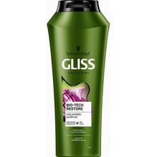 Hype Store Gliss Bio-Tech Restore Güçlendirici Şampuan - Kök Hücre Kompleksi ve Gül Suyu ile 500 ml