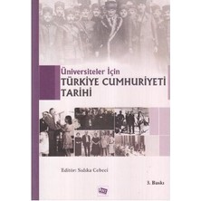 Anı Yayıncılık Üniversiteler İçin Türkiye Cumhuriyeti Tarihi