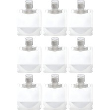 Hype Store Kyrotech 9 Adet 100 ml Doldurulabilir Şişe Seti – Şampuan, Losyon, Duş Jeli, Yağ ve Krem Için Sızdır