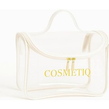 Hype Store Pazar Kapısı Şeffaf Makyaj Malzemeleri Çantası Organizer Poschette (Şeffaf)