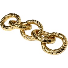 Lara Decor Gold Burgu Zincir Dekor