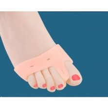 Özgürce Konforlu 2'li Ten Rengi Makaralı Ayak Parmak Gömleği Seti