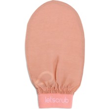 Hype Store 'scrub Bej Lastikli Banyo Duş Kesesi Peeling ELDIVENI%100 Floş Ipek Hassas Ciltler Için