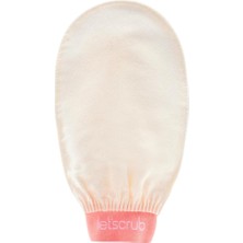 Hype Store Ekru Banyo Duş Kesesi Peeling Eldiveni %100 Floş İpek Normal Ciltler İçin Standart