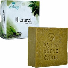 Hype Store Anatolia Soap 1978 Mesopatamia Collection, Saf Defne GARLI%100, Hakiki Doğal Defne Sabunu, Saç Dökül