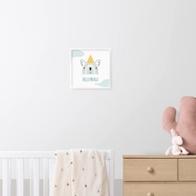 Hype Store Bebek Odası Için Minimal Tasarımlı Çerçeve - 20X20 Cm, Kendinden Yapışkanlı