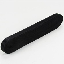 Hype Store Parti Vitrini Siyah Renk Saten Kurdela 1 Cm. x 10 Metre (Siyah)