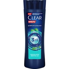 Hype Store Men 3 In 1 Şampuan & Duş Jeli Ferahlatıcı Mentol Etkisi Saç Yüz Vücut Için 350 ml
