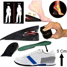 Özgürce Yüksek Topuk Tabanlık, Hava Yastıklı, 5cm Uzatma, Gizli Topuk Yükseltici