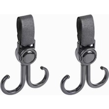 Hype Store Buffer 2'li Bebek Arabası Motor Bisiklet Eşya Taşıma Aparatı Plastik Kanca