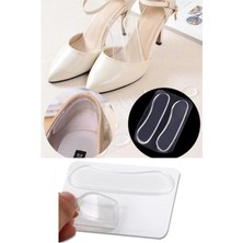 Özgürce Şeffaf 2'li Topuk Vurma Önleyici Silikon Nasır Koruyucu Set