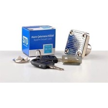 SHC4200 Mey Ithalat® Std 138-22 mm Kare Çekmece Kilidi