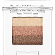 Hype Store Yumuşak Dokulu, Dökülme Yapmayan 3 Renkli Göz Farı Triple Shadow No.3 (Mocha Beige)