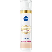 Hype Store LUMINOUS630 Leke Karşıtı Krem cc Fluid SPF30 Light 40ML