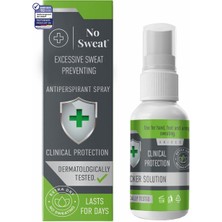 Hype Store No Sweat Terleme Önleyici Antiperspirant Spray 50 ml -Aşırı Terleme ve Hiperhidroz Tedavisinde Kulla