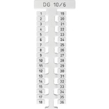 Klemsan 505310 Dg 10/5 (Baskısız) Dekafix Etiket 440 Ad