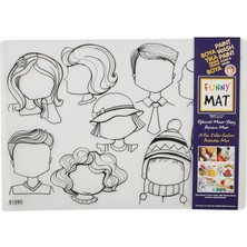 Hepta Collection Funny Mat 4 Lü Set 3 (Prenses, Balerin, Unicorn, Duygular)