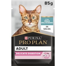Hepta Collection Purina Pro Plan Delicate Digestion Sos Içinde Okyanus Balıklı Yetişkin Kedi Maması 85GR Pouch x 26 A