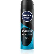 Hype Store Men Erkek Sprey Deodorant Deep Beat 150ML, 72 Saat Anti-Perspirant Koruma