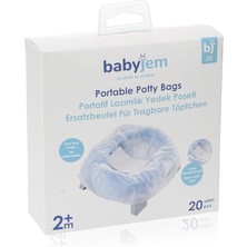 Hepta Collection Babyjem Portatif Lazımlık Yedek Poşet 20LI Kutulu