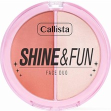 Delixa Shine & Fun Face Duo 140 Good Company Allık & Aydınlatıcı Paleti