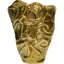 Lara Decor Antik Gold Düğümlü Vazo Küçük Boy