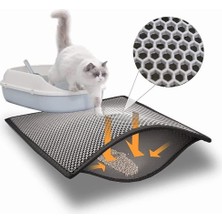 Hype Store Bypet Elekli Kedi Kumu Paspası Küçük Boy (Gri)