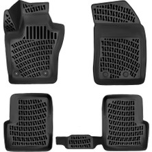 Rizline 3D Havuzlu Paspas Siyah Kauçuk Malzeme İle Jeep Renegade 2015-2019 Uyumlu