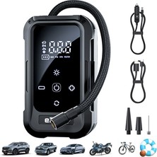 Ezere Airforce Pump Taşınabilir Araba Yüksek Güçlü Elektrikli Kablosuz Lastik Hava Pompası