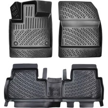 Rizline Citröen Berlingo Feel Paket 2019 Sonrası 3D Havuzlu Paspas | Katlanamayan Ön Yolcu Koltuğu